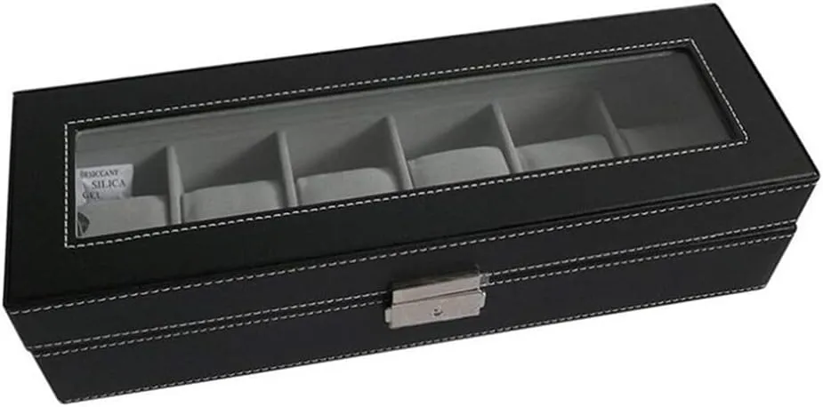 * 11 * beam degree saltwater 8cm) Watch Box PU Leather Watch Case Holder Organizer Storage Box For Quartz Watches Jewelry Boxes (B 30 