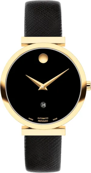 - 32mm Movado Museum Classic Women's Watch - Swiss Automatic Movement - 3 ATM Water Resistance - proprietor tall Classic, Luxury Fashion Timepiece for Her 
