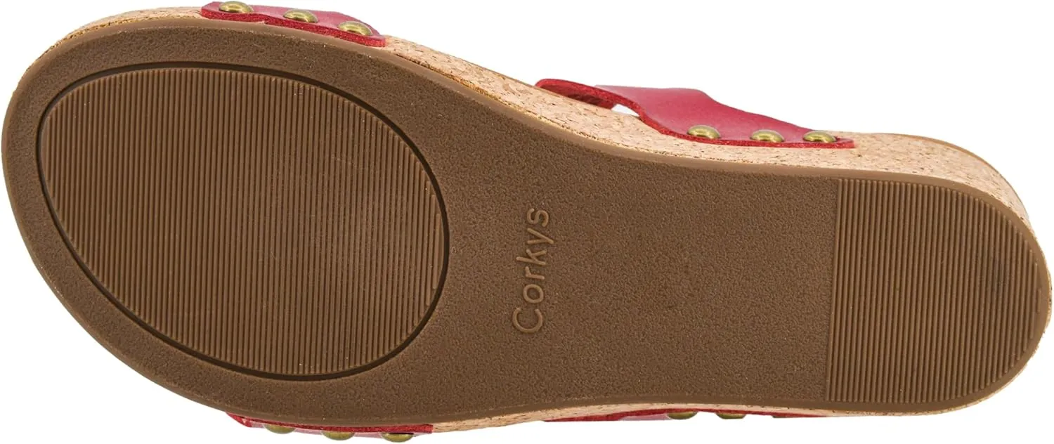 - Chic baboon fierce consistency exempt and Trendy Corkys Footwear Womens Obviously Wedge - Featuring a 2.5-Inch Heel, 2 Wavy Straps, And Corkys Signature Soft EVA Insoles For All-Day Comfort and Wear 
