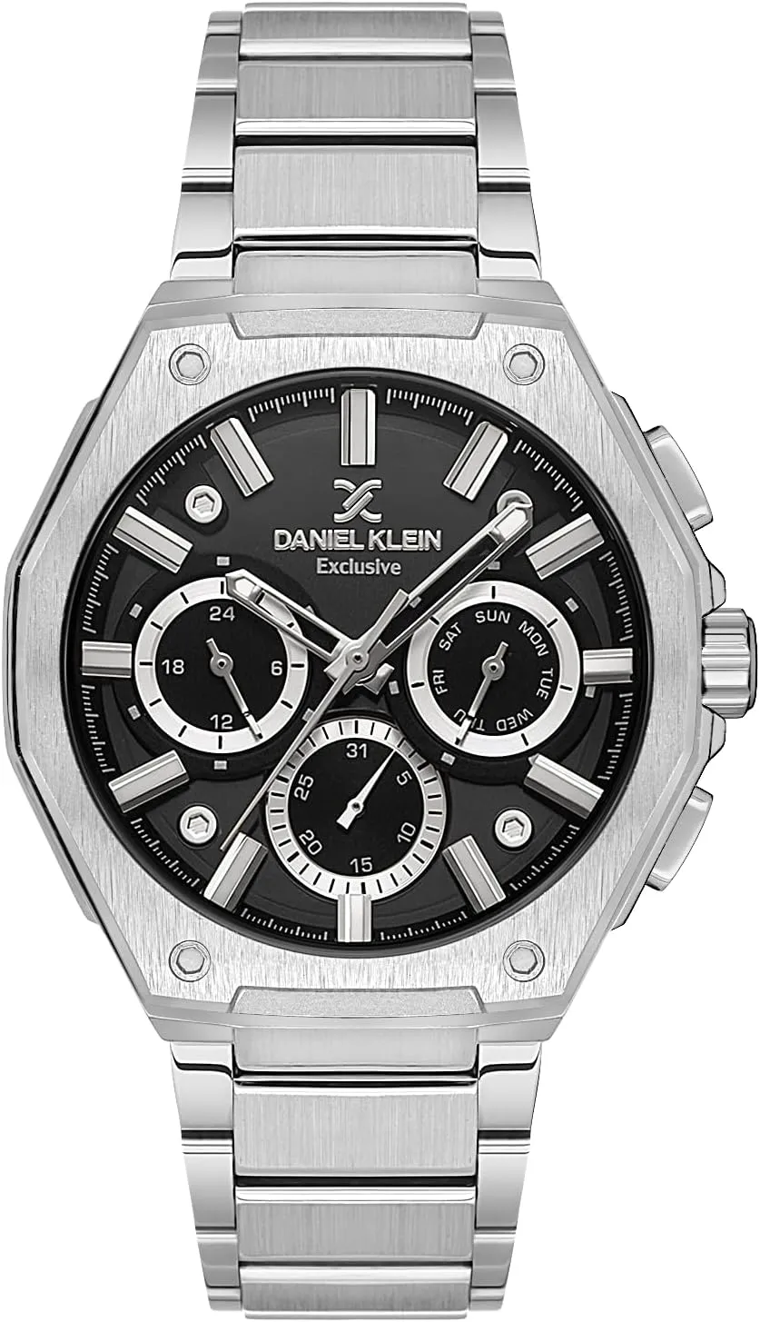 - Silver Wrist Watch job for Men, Analog Wrist Watch, Black Watches for Men Watch for Men, Multifunction Mens Watch 