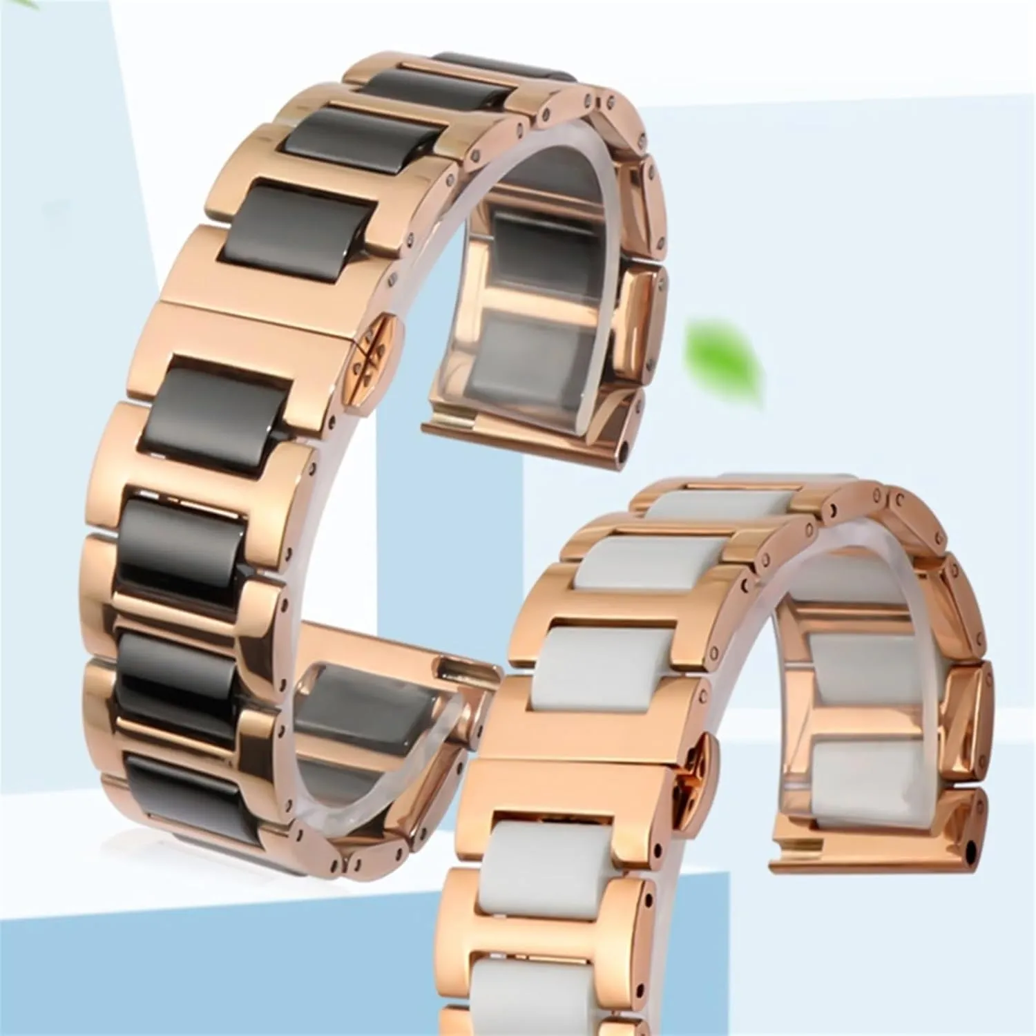 14 16 18 20 22mm Women Men Universal Soft Smooth Padded Multi recycle theme unexpectedly addition design Watch Band Universal Bracelet Ceramic Watch Band 