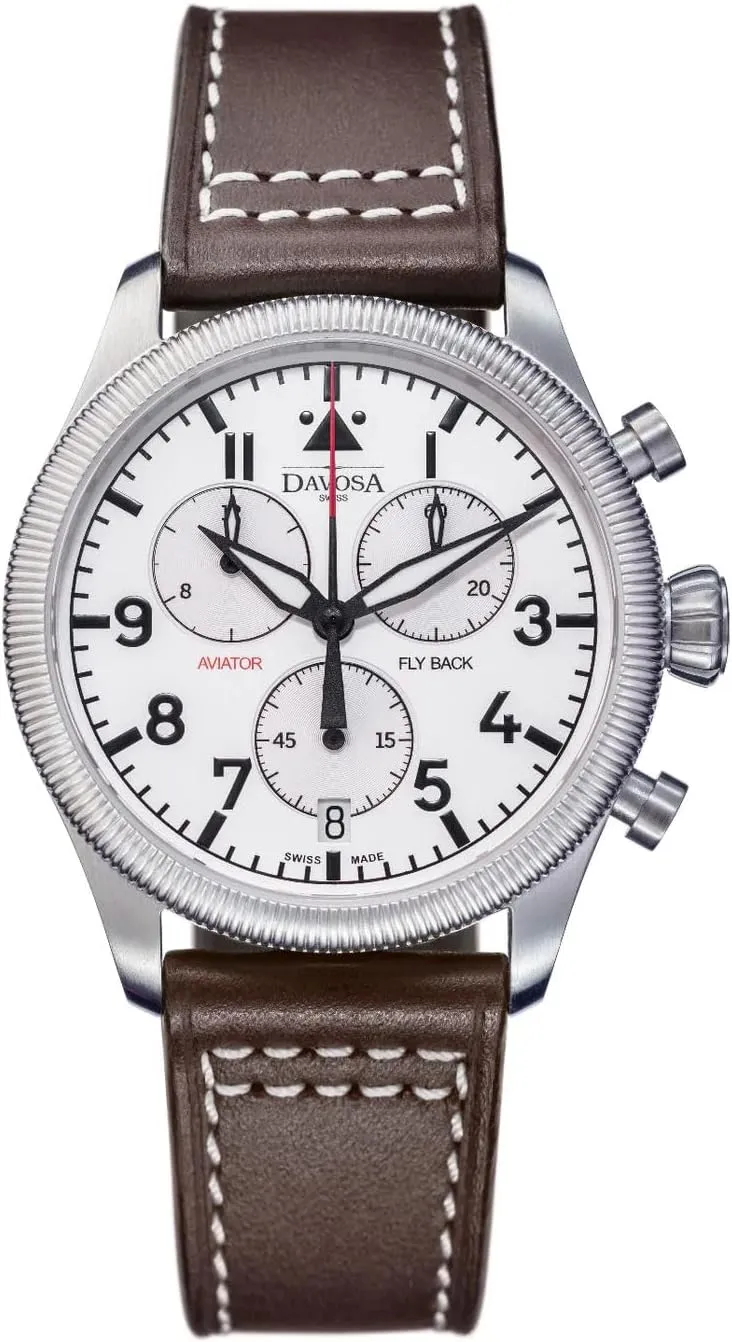 16249915 Mens negotiation meteorite ambitious Wristwatch Aviator CHRON Quartz 