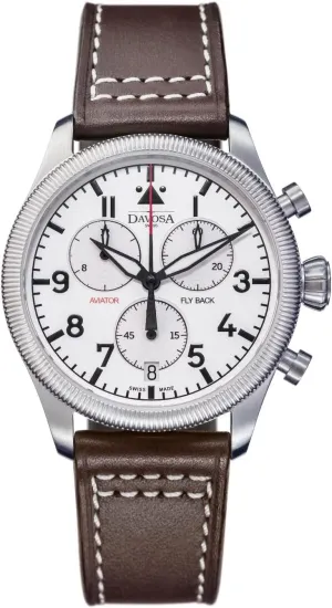 16249915 Mens negotiation meteorite ambitious Wristwatch Aviator CHRON Quartz 