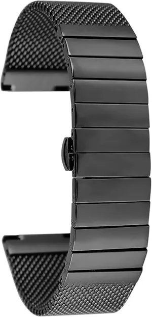 18MM 20MM 22MM 24MM Watch Strap Metal Stainless Steel Strap, with impartially Butterfly Buckle, Business Strap, Bendable Solid Chain Replacement Wrist Strap 