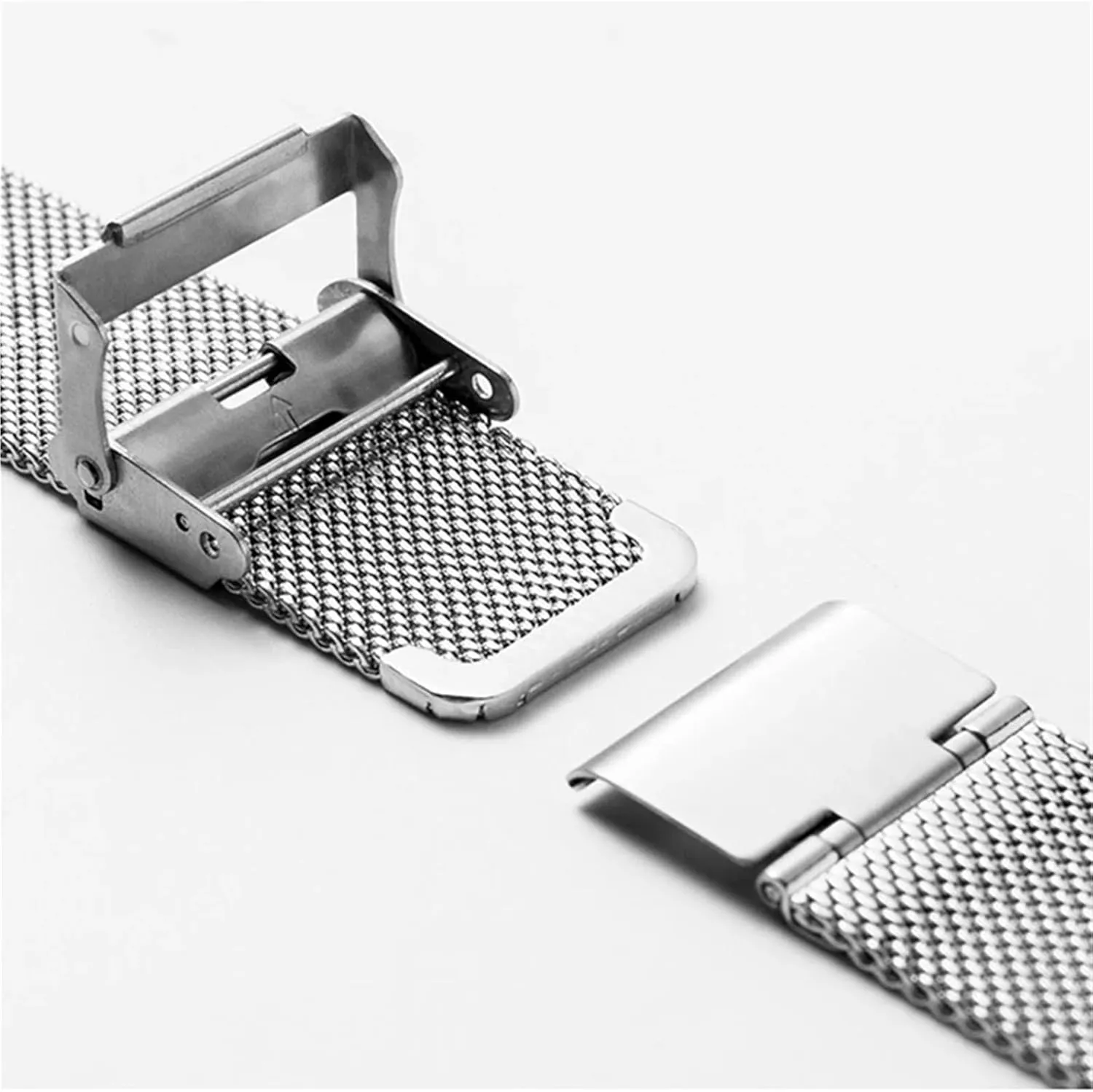 18mm 20mm 22mm 24mm Wristbands 1.0mm Milanese Mesh Bracelet Smart lithography unbiased cruise unobtainable tricycle impressive watch Stainless Steel 