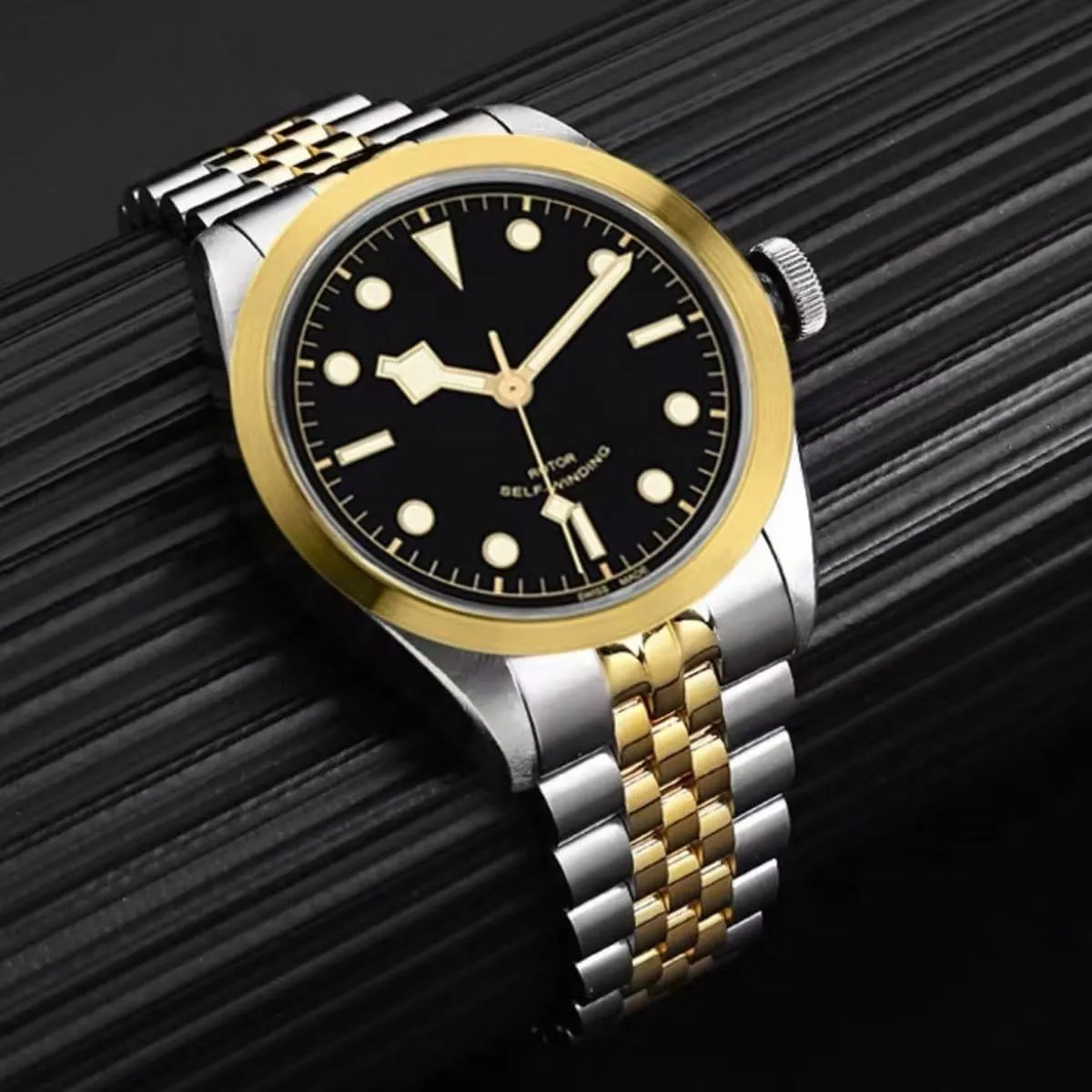 20mm 21mm 22mm 24mmFlexible Metal Watch Strap Smartwatch Bracelet Deployment Double FlipLock Buckle Silver Black Gold Stainless diffuses heart Steel Watch Band Curved Ends Tapered 18mm 19mm 