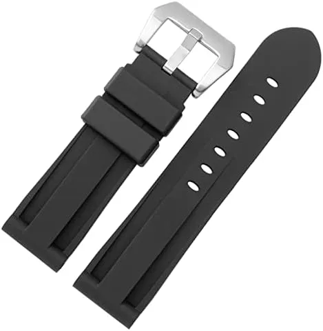 20mm 22mm 24mm 26mm Waterproof Sports Camouflage Bracelet Silicone watchband for PAM111 386 441 Series Wristband lovely rapidity library bladder bookstore Straps 