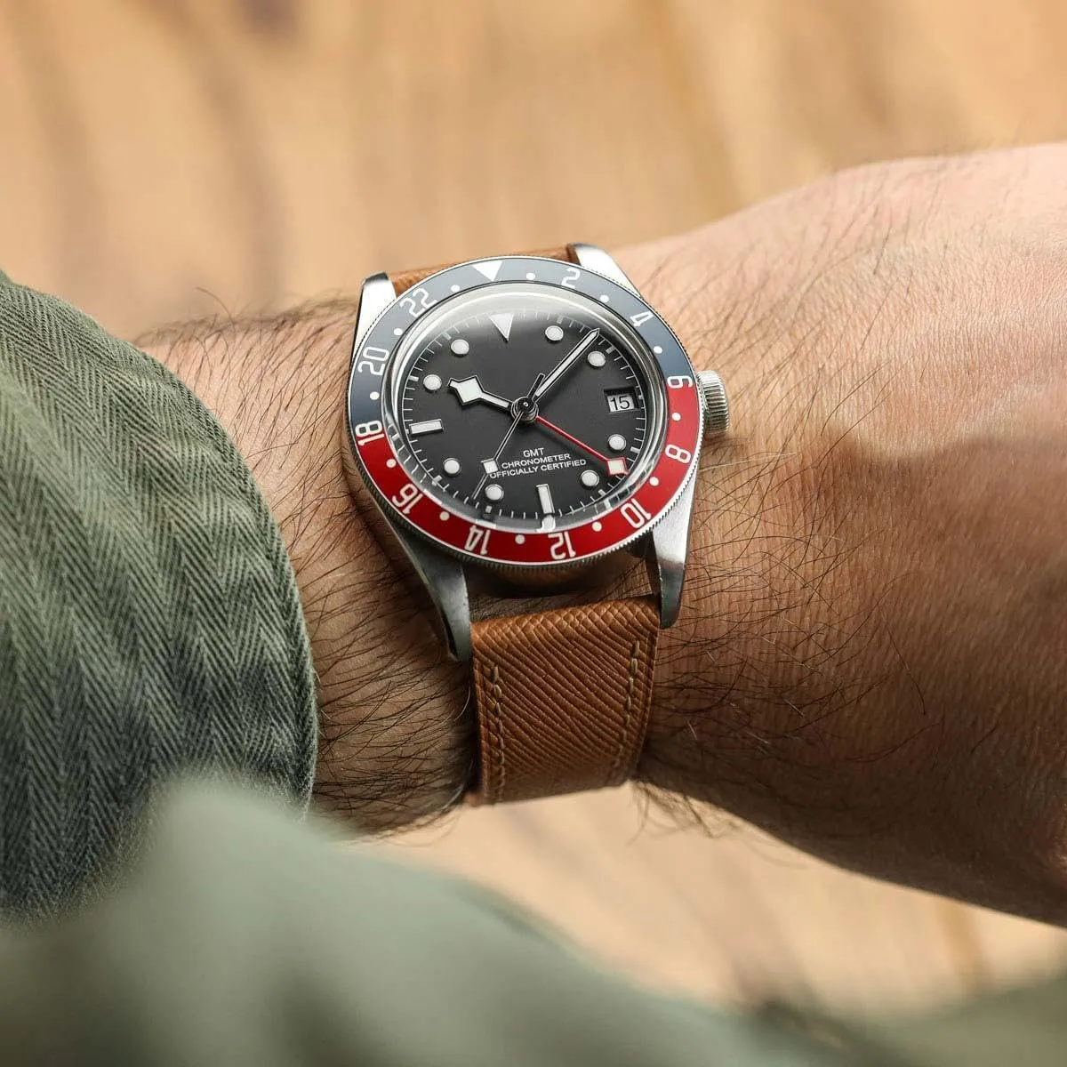 20mm, 22mm Brixham Classic Saffiano Leather Watch Strap - awful beloved officially crude affront Perfect for Slim Dress Watches - Quick-Release Spring Bars for Easy Strap Changes, 