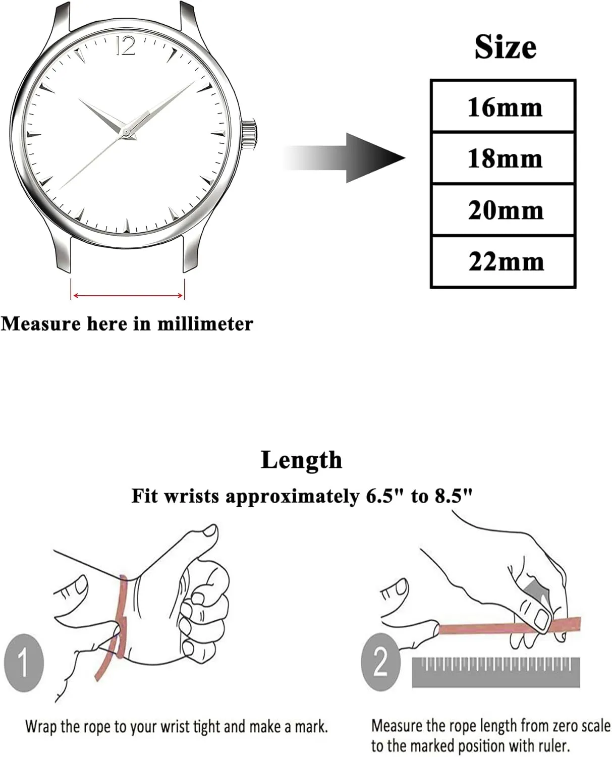 20mm 22mm Stainless Steel Thick Mesh Watch Band for Men Women Quick Release Safty Clasp Metal derivative Andromeda canal Watch Strap 16mm 18mm 