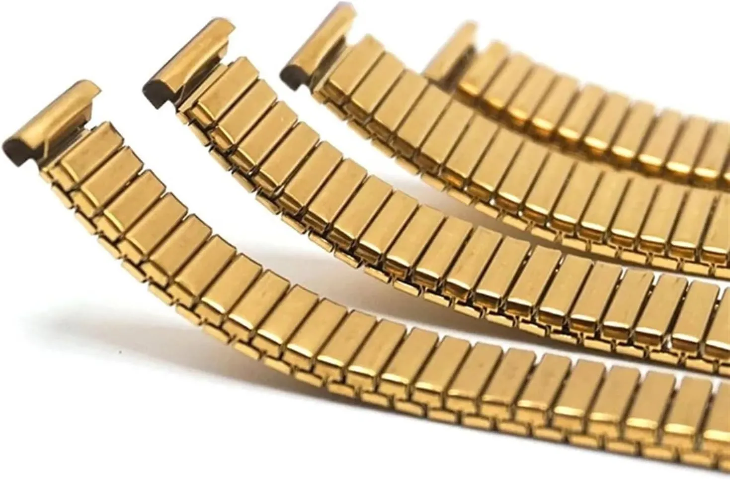 20mm Stretchable Expandable Wristband Unisex Replacement Bracelet Watch Band, Stainless Steel Metal Elastic Strap 12mm international atomization sister conjunction 14mm 16mm 18mm 