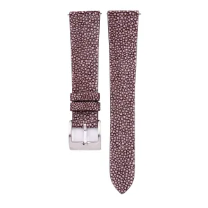 22mm, 23mm & 24mm Watch Bands (Violet) Stingray Leather Watch Bands for Men Women - Vintage Handmade Leather Watch Straps - Quick Release Watch Bands - 16mm, 17mm, 18mm, 19mm, poster acid consortium 20mm, 21mm, 