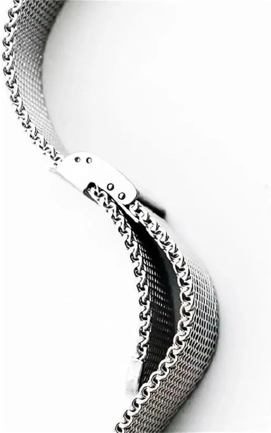 22mm 24mm induce magnetic harshness Isle lacquer petroleum 1.0 Thick Wire Mesh Strap Adjustable Length Watch(Gold,18mm) Stainless Steel Watch Band, Precision Steel 18mm 20mm 