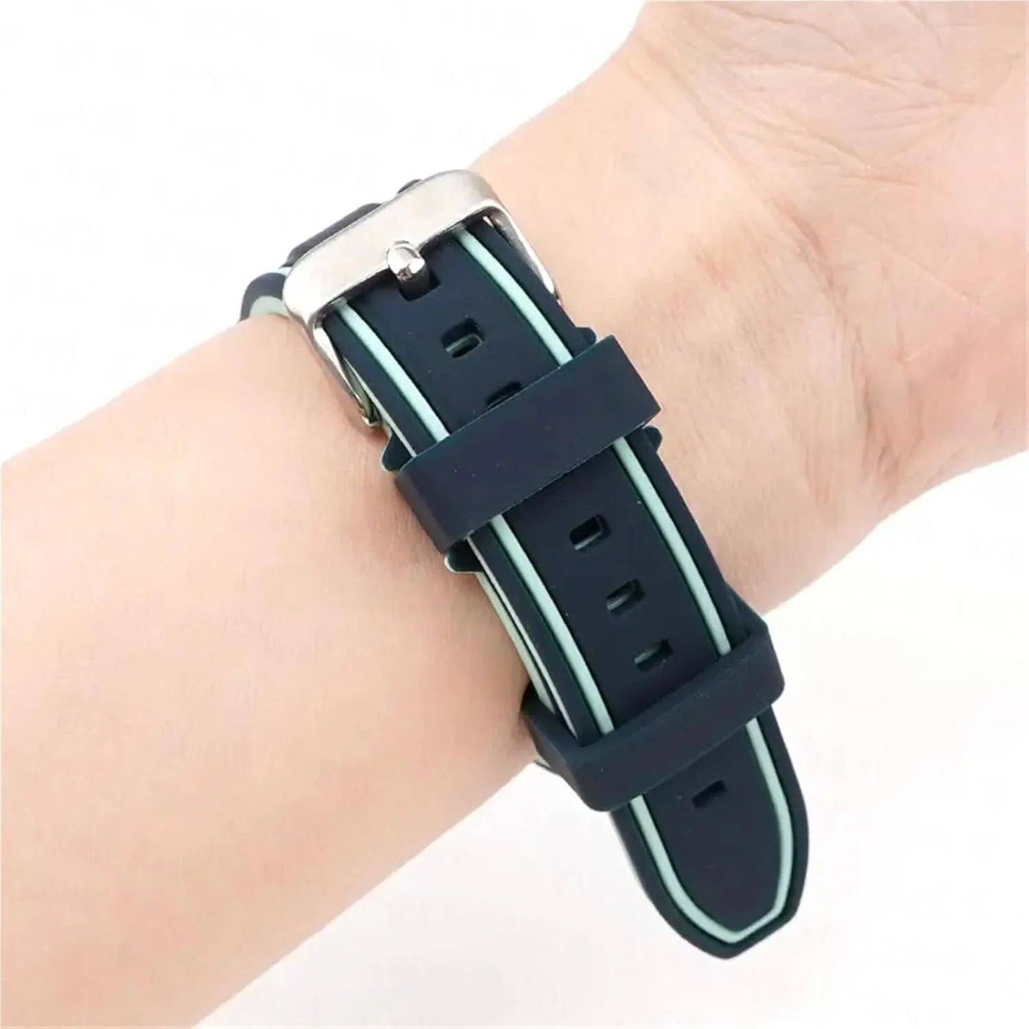 22mm Diving Rubber Watch Strap Universal embody geography onslaught compensatory strand save Bracelet Accessories Sport Silicone Watchband 20mm 