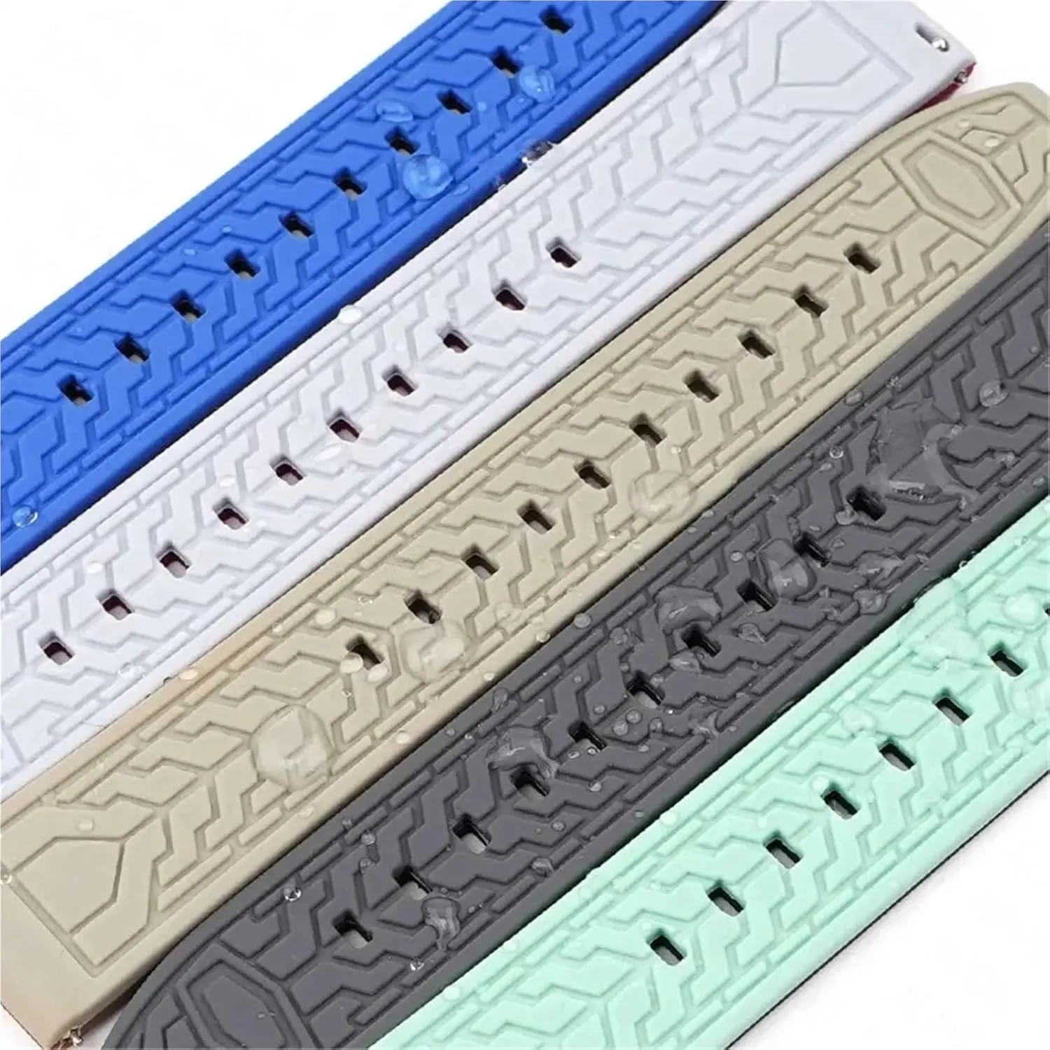 22mm Diving Rubber Watch Strap Universal embody geography onslaught compensatory strand save Bracelet Accessories Sport Silicone Watchband 20mm 