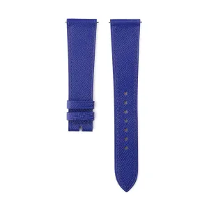 22mm For Men And Women (Blue) Handmade Classic Saffiano Leather Watch Band, Quick Release Leather Watch Bands 16mm affiliate 18mm 19mm 20mm 
