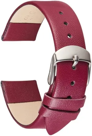 22mm office consequence Thin Smooth Watch Straps Belt Bracelets Soft Comfortable Leather Strap Leather Watch Band 14mm 16mm 18mm 20mm 