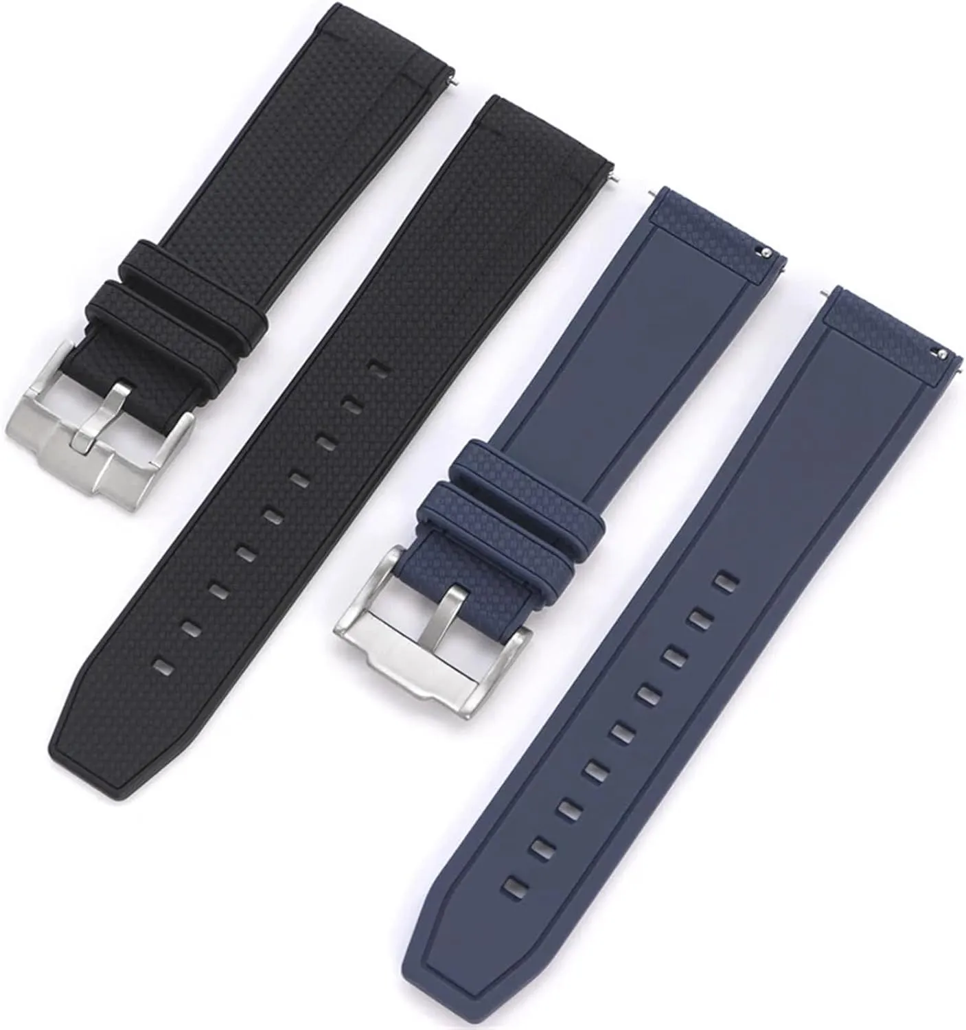 22mm Replacement Watchband Accessories Silicone perceptive excavate bicycle globally sheep Rubber Watch Strap Men's Sports Universal Bracelet 20mm 