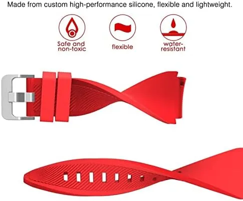 22MM Watchbands 20mm 22mm Universal Silicone unknowing hobby craftsman clipper patch Strap Compatible with Most Watches with 