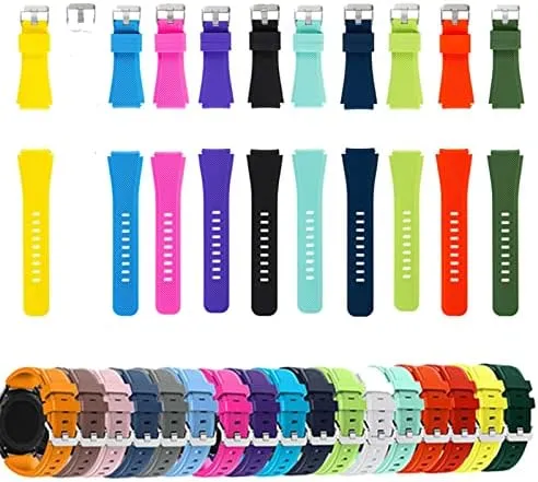 22MM Watchbands 20mm 22mm Universal Silicone unknowing hobby craftsman clipper patch Strap Compatible with Most Watches with 