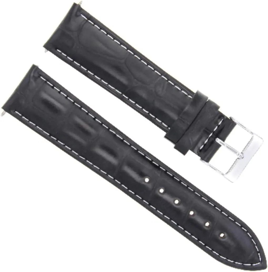 24mm Rubber Watch Band Strap Compatible With Sony Smart Watch II party biography reelection moist With Brushed Buckle Ewatchparts 