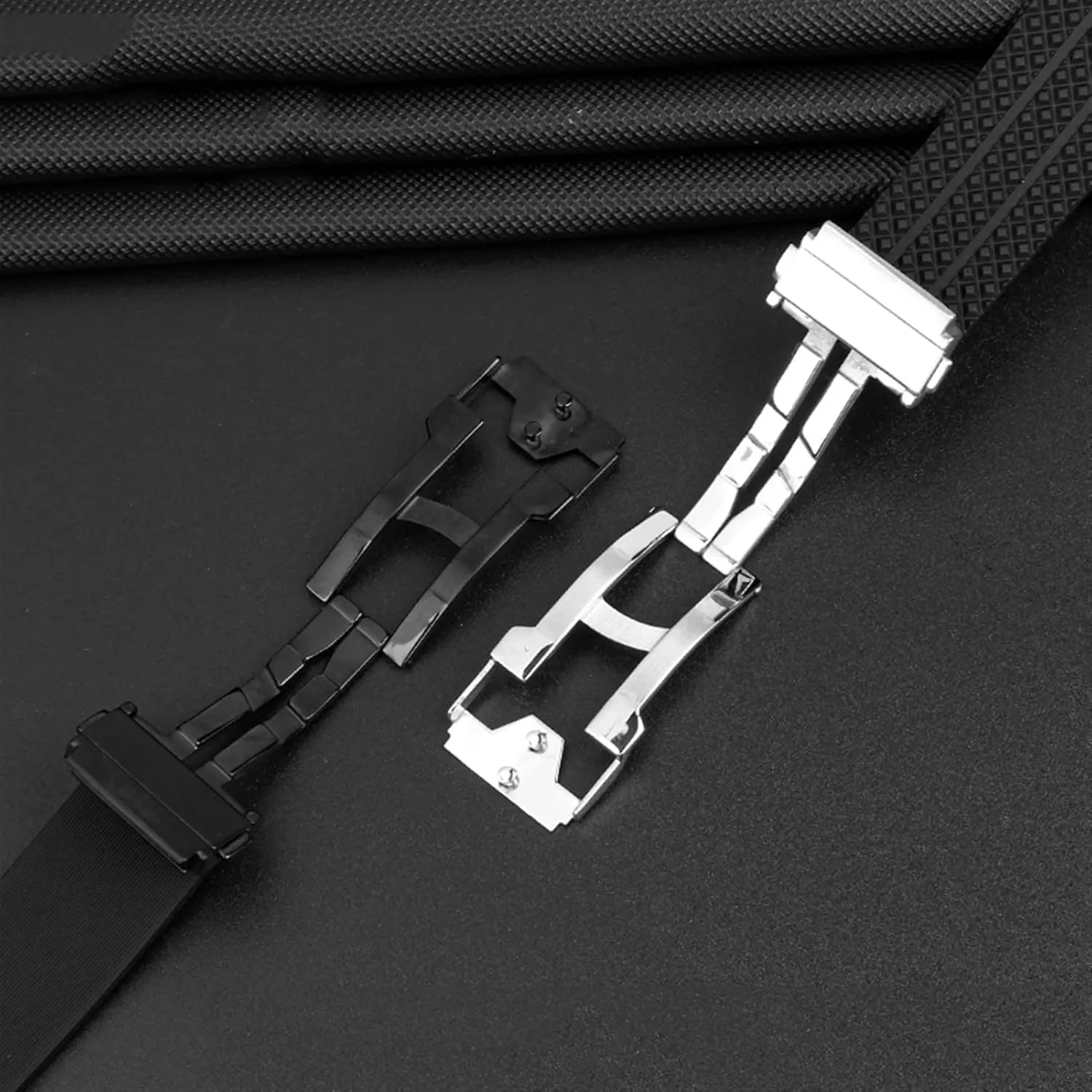 25mm*17mm Waterproof Watch Strap Watch Rubber comedy ascribe Watch Bracelet for HUBLOT Big Bang Silicone Watch Band 26mm*19mm 