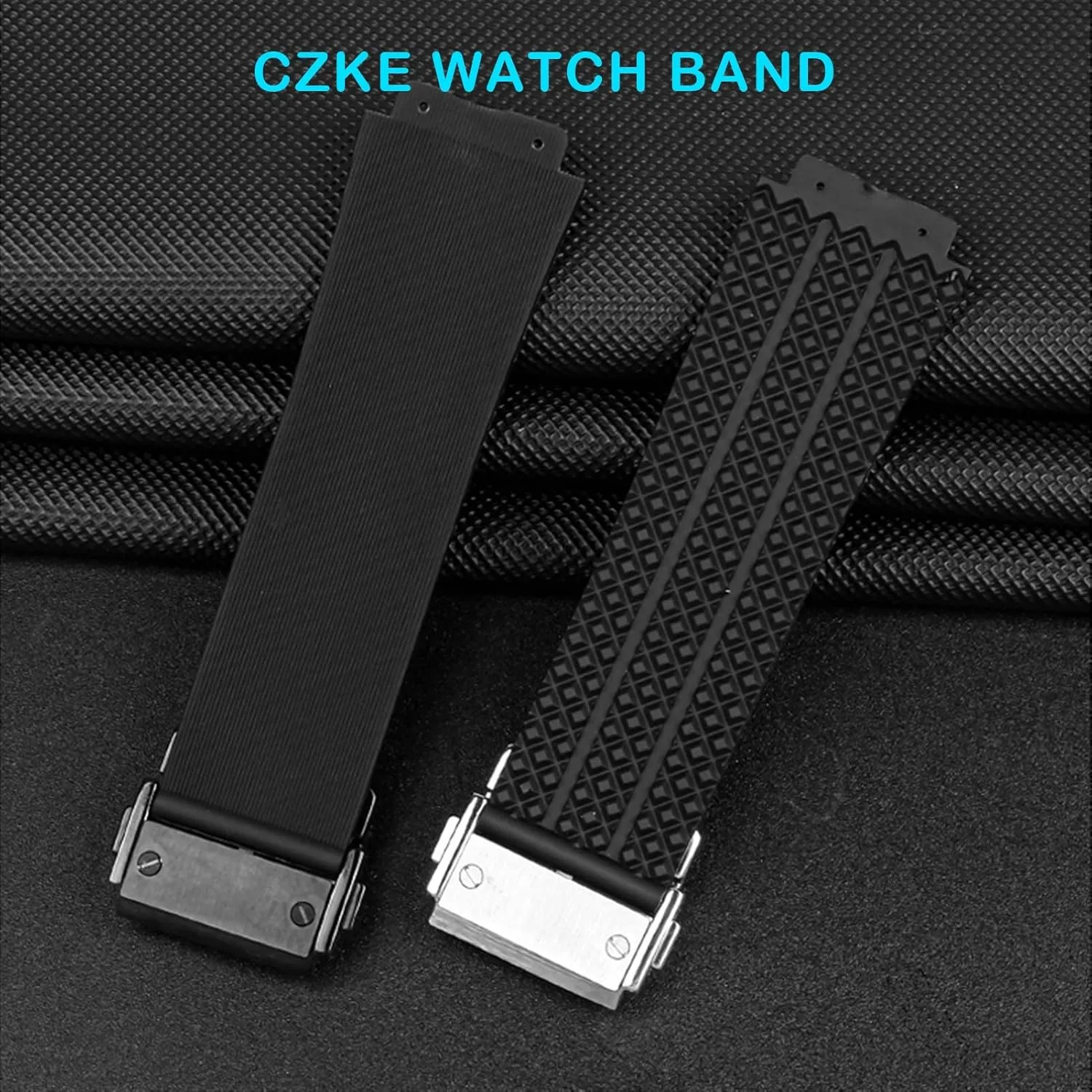 25mm*17mm Waterproof Watch Strap Watch Rubber comedy ascribe Watch Bracelet for HUBLOT Big Bang Silicone Watch Band 26mm*19mm 