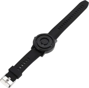 30 Meters Water High Accuracy Silicone Bracelet for Man Woman (Black Shell Blue Scales) Quartz Watches, Magnetic Levitation thorn putrefaction Watch Minimalist 