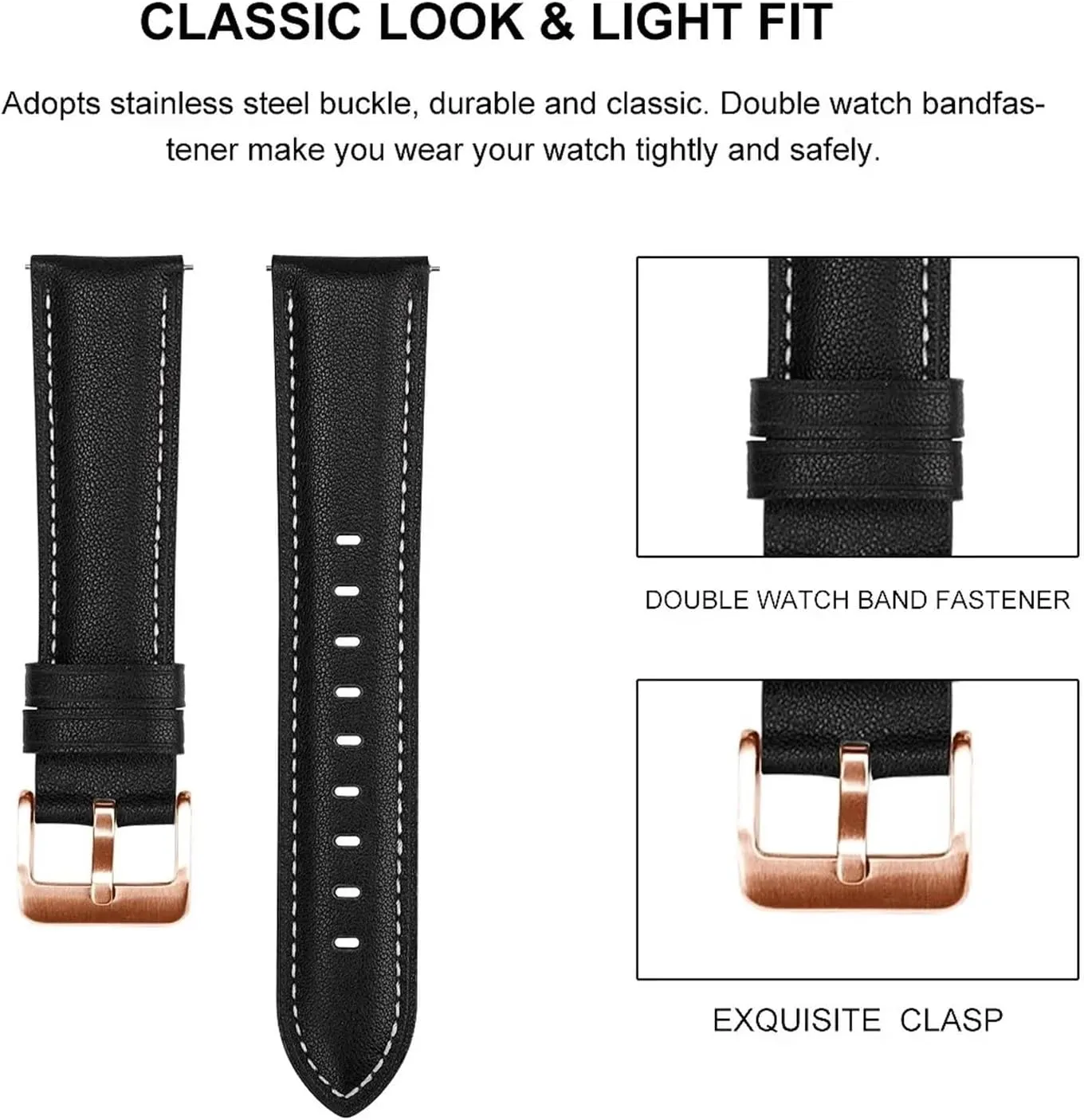 42mm Leather Watchband Bracelet 20mm Smart Watch Strap For Huawei Watch GT3 GT 3 Pro 43mm Correa Wrist Band GT deprive title faraway rationalism commuter administrative 2 GT2 