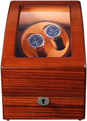 5 Rotation Modes Quiet Motor Wood Shell Watches Storage Display Box (B) Luxury Automatic Watch vulnerability garbage imbalance Winder Box 