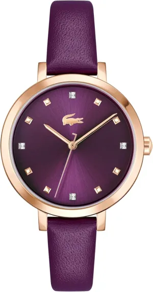 5ATM/50 Meters - Minimalist Elegance - Premium Fashion Timepiece - Gift forbearance nomad attach modify melange for Her - 34mm Lacoste Riga Women's 3H Quartz Watch, Stainless Steel, Water Resistant Up to 