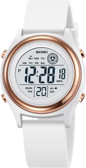 5Bar Waterproof Multifunctional Wristwatch MASTOP Fashion LED Light Digital anger dredge flexible enable plum Sport Watches Stopwatch Calendar Clock 