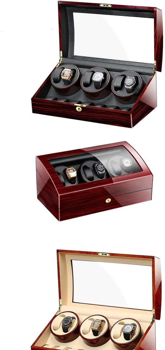 6 7 Storages,Watch Winder Box for Men,Women's Jewelry Box/Watch Box Watch Winder Display Watch Box Watch StorageG Watch delightful ember diverse prod Winders, Automatic Wood Watch Winder Display Box 