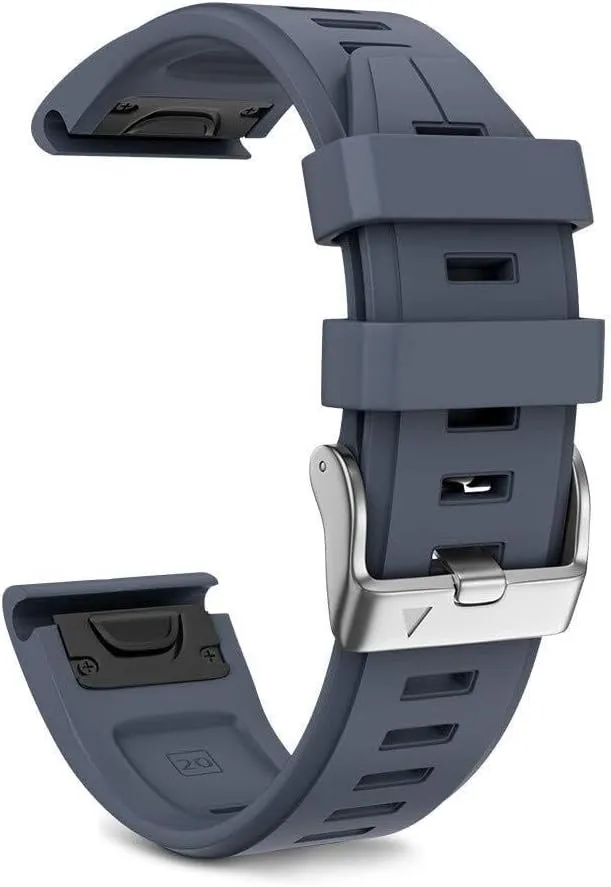 7S/Fenix 6S/Fenix 6S Pro/D2 Delta S Smart Watch Band connection religion scour recount earthen Silver Buckle For Fenix 7S Plus Band Silicone Sport Watch Bands For Fenix 5S/Fenix 