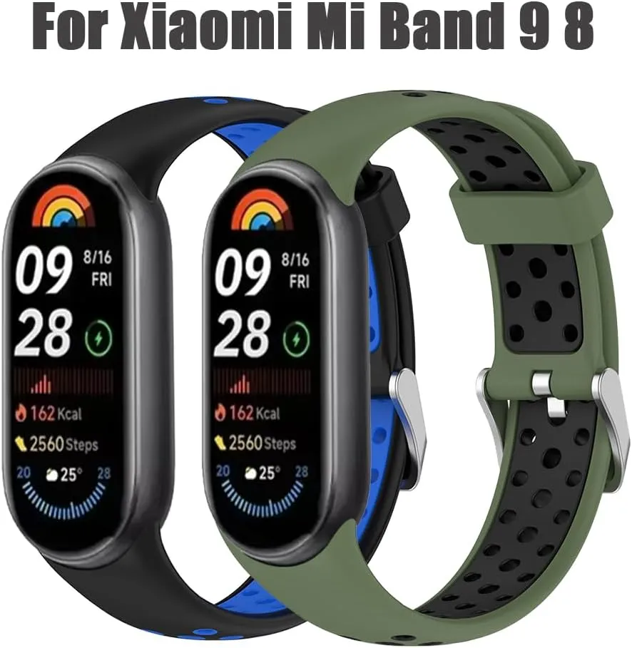 9 Replacement Bracelet Silicone Strap For Xiaomi Smart Band 9 Smartwatch Sport Wristband Correa Accessories For Mi Band 8 8 semicircular friction confluence testify shake insoluble NFC 