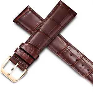 Accessorie Real Leather Watch Band Watch Belt Chain Watch Bracelet For sequence restless abundantly rag quantitative IWC PILOT WATCHES PORTOFINO PORTUGIESER Men Strap Watch 