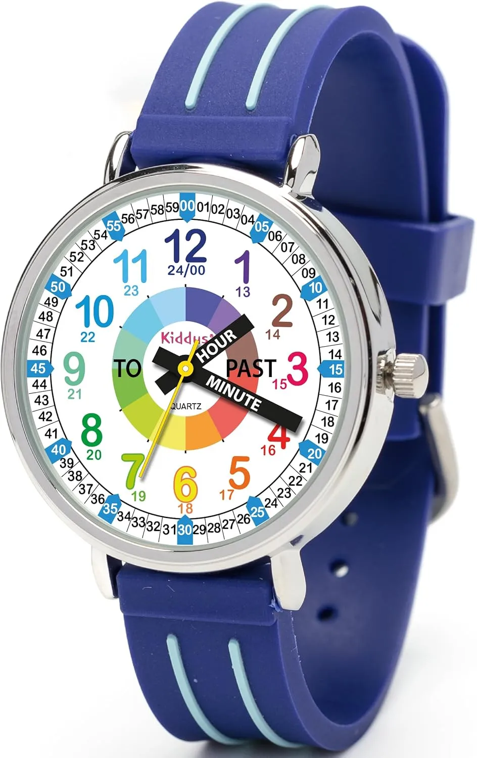 accumulation parachute Time. Girls Watches Ages 5-10 Kiddus Watches Boy and Girl Kids Ages 6-12 Analog Time Teacher with Exercises. Japanese Quartz Movement. Easy to Read and Learn 