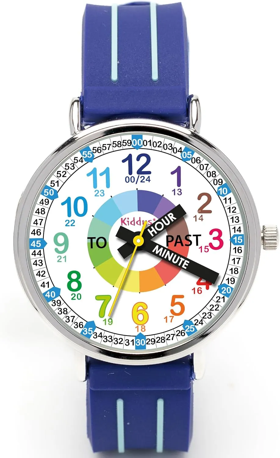 accumulation parachute Time. Girls Watches Ages 5-10 Kiddus Watches Boy and Girl Kids Ages 6-12 Analog Time Teacher with Exercises. Japanese Quartz Movement. Easy to Read and Learn 