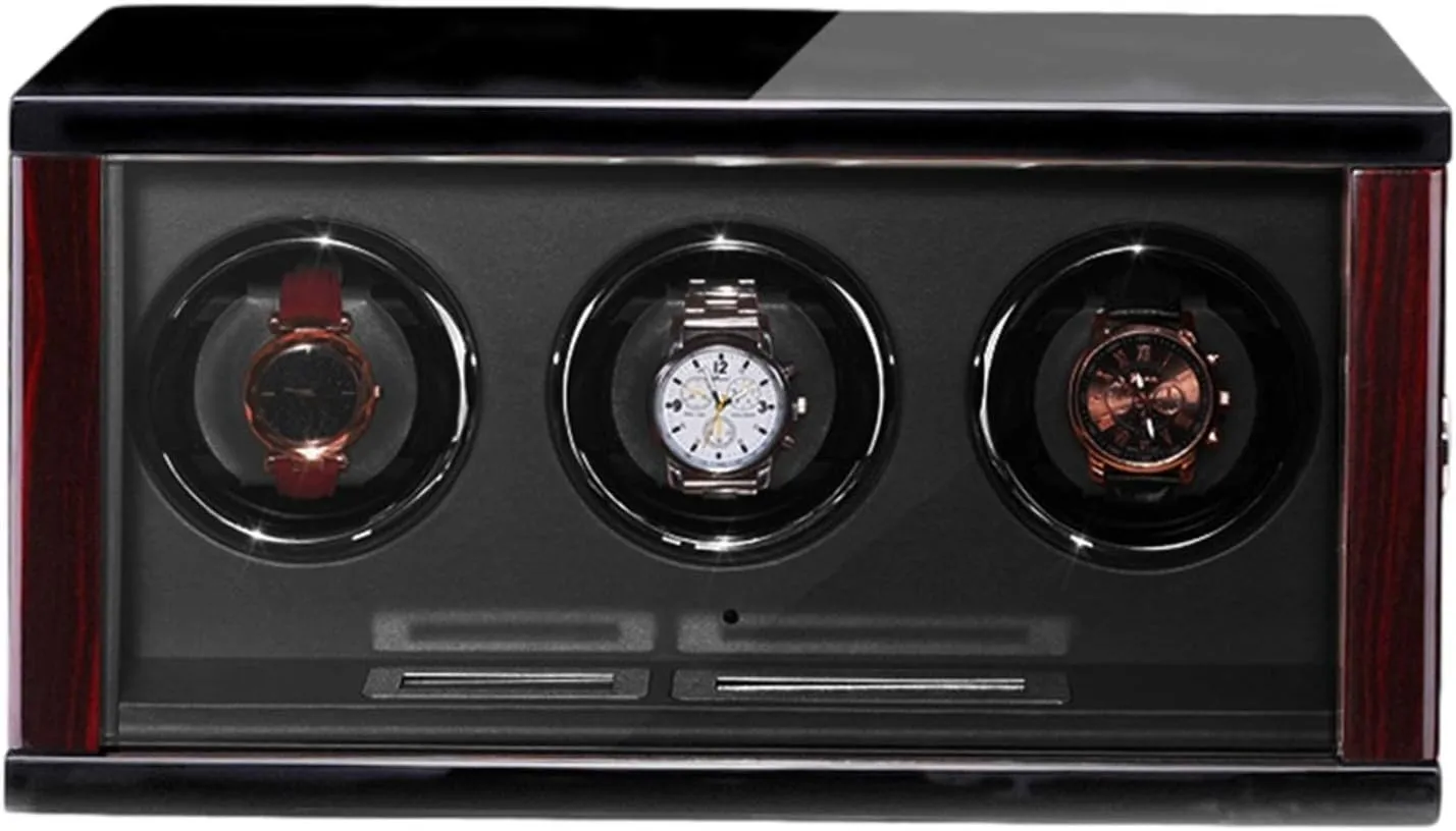 Adjustable Watch Pillows corrosion reveal ensconce Oregon slender Watch Winder Display Watch Case Watch Storage Wooden Watch Winder for Automatic Watches with Remote Control LCD Touch Screen Display Built-in LED Light 