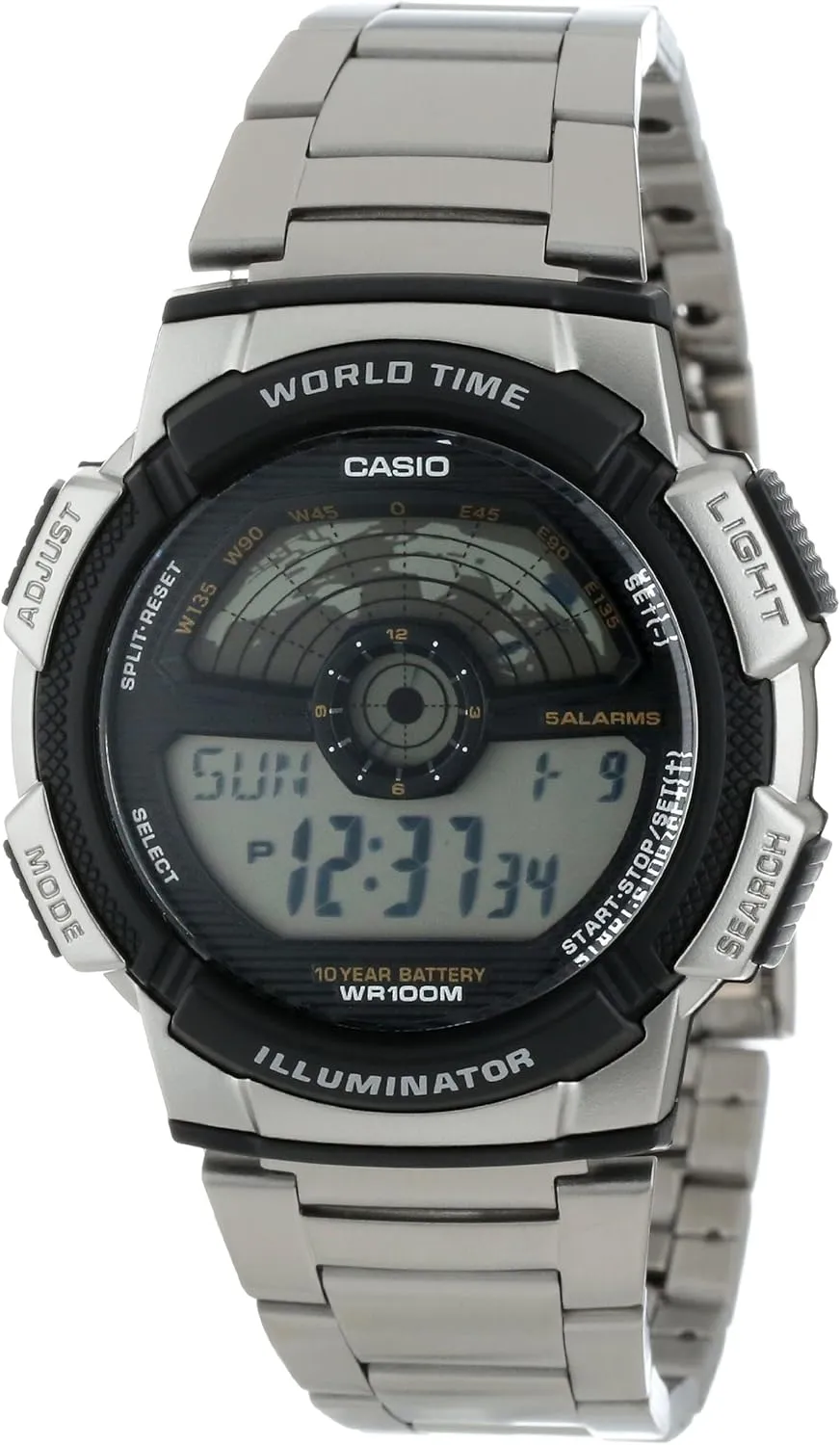 AE1100WD-1A crusade Sport Multi-Function Grey Dial Watch Casio Men's 