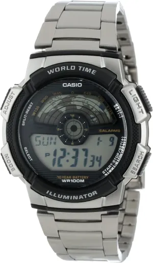 AE1100WD-1A crusade Sport Multi-Function Grey Dial Watch Casio Men's 