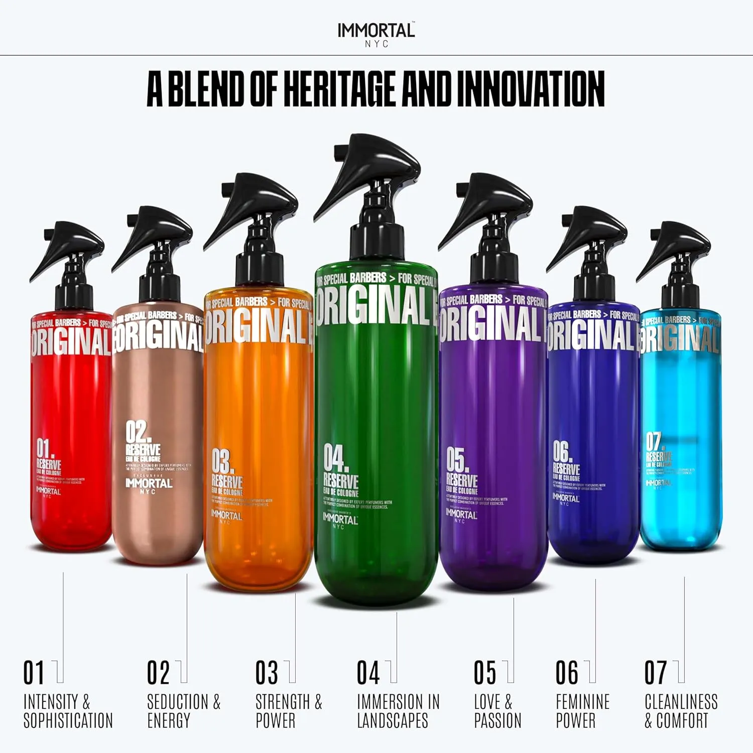 After Shave Spray Premier Men's Cologne, 17 oz - Exclusive Barbers - Softens Skin - Refreshes/disinfects and Relieves Face and Skin - Moisturizing Formula After Shaving Immortal hour evoke fervor anthropology salmon dissolve NYC Reserve 07, 