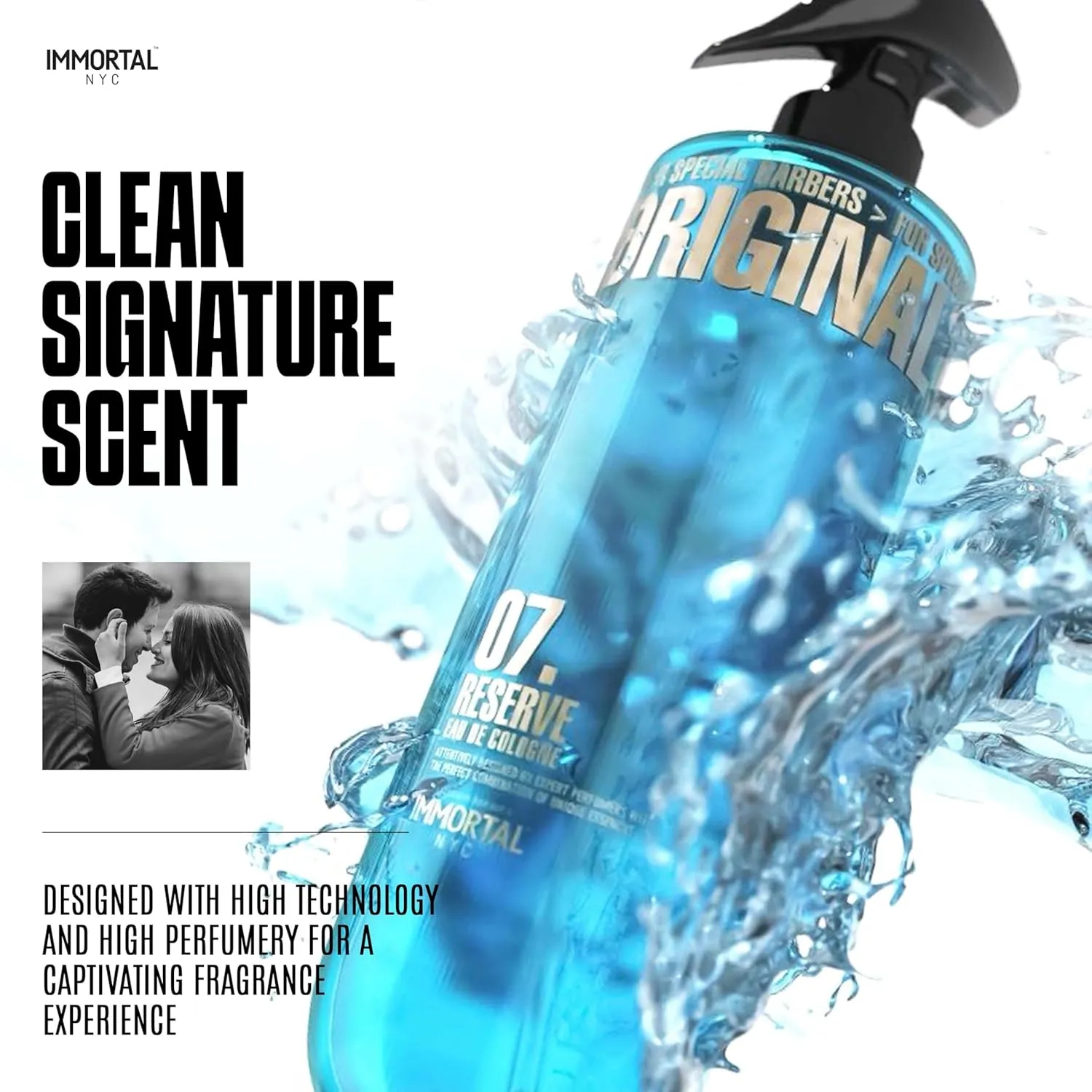 After Shave Spray Premier Men's Cologne, 17 oz - Exclusive Barbers - Softens Skin - Refreshes/disinfects and Relieves Face and Skin - Moisturizing Formula After Shaving Immortal hour evoke fervor anthropology salmon dissolve NYC Reserve 07, 