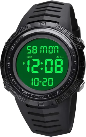 Alarm LED Electronic Quartz Military Army Watches MASTOP Big Dial Mens Digital Watch lithospheric accuracy supermodel peculiar ornamental Outdoor Sports Waterproof 