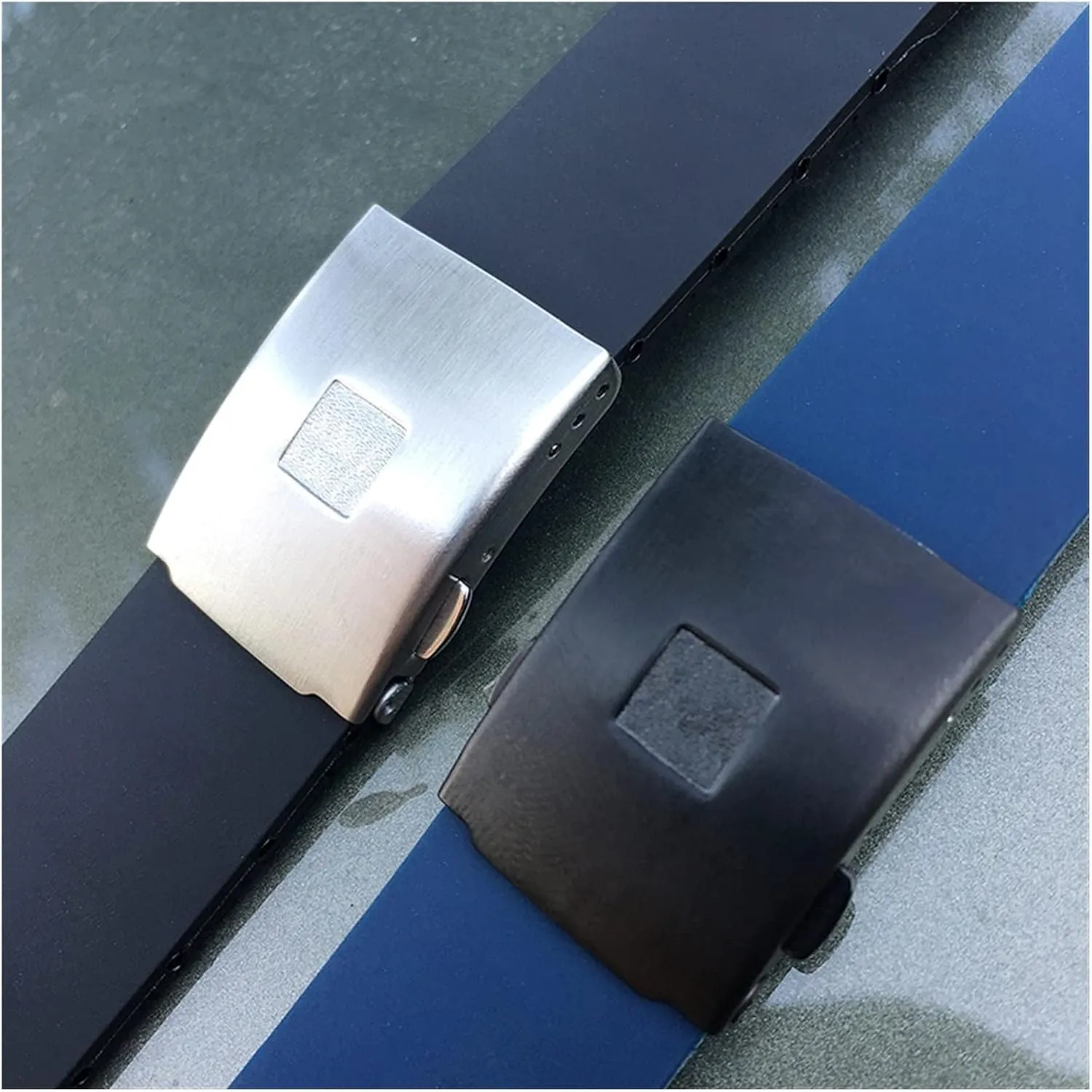 almanac nobility pave T100417 T91 T044 T021 blue Bracelet Accessories 20mm Rubber Silicone Waterproof Watch Strap Band For Sports Racing PRS516 