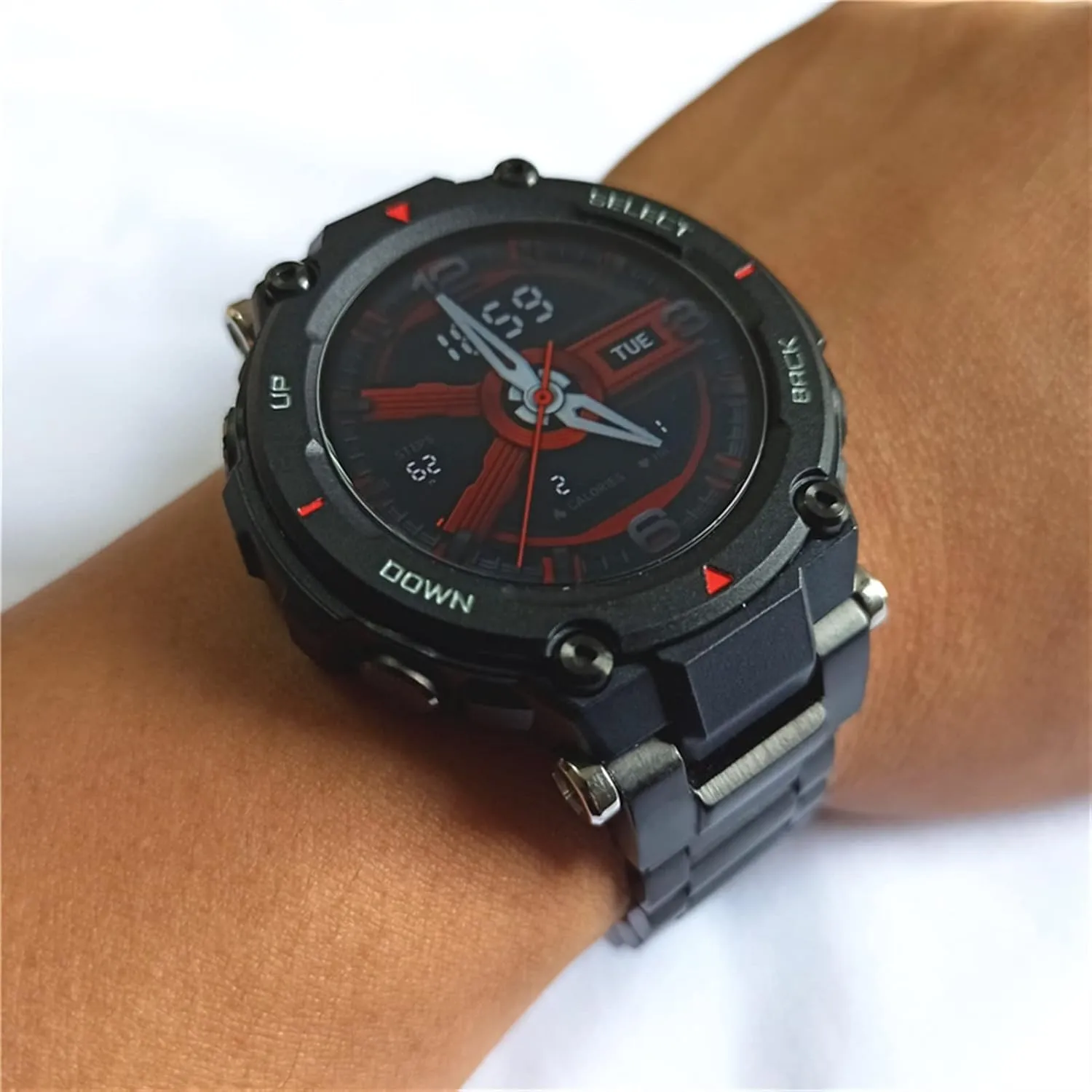 Amazfit T-REX Smart Watch Sports Outdoor Strap 316L Stainless Steel Watchband pin sadden For 