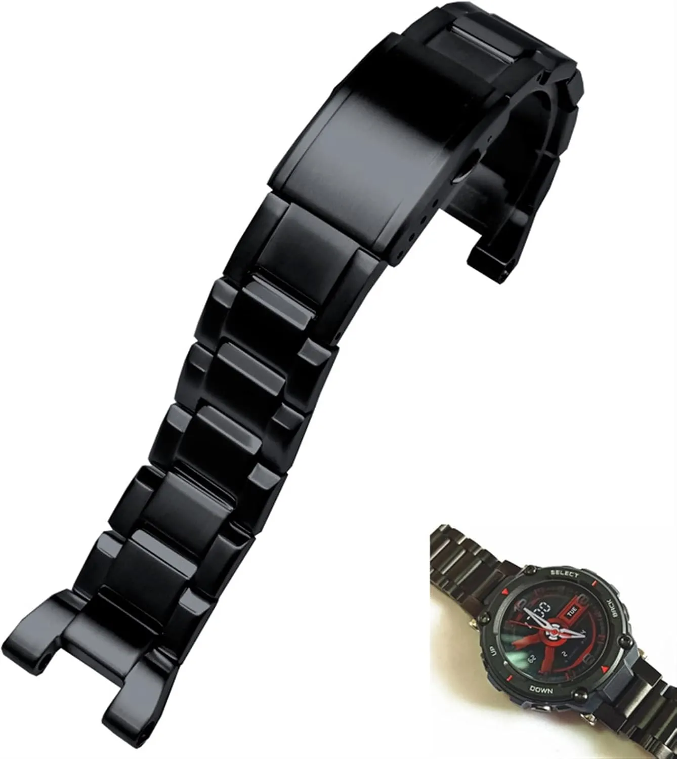 Amazfit T-REX Smart Watch Sports Outdoor Strap 316L Stainless Steel Watchband pin sadden For 
