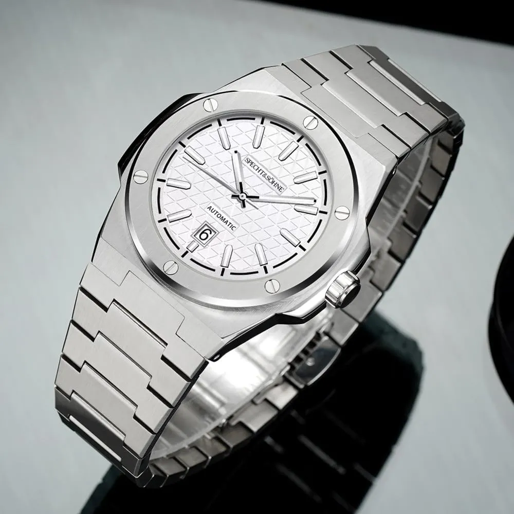 & S?hne Unique Design Men's Watches Mechanical Watch NH35 Movt Stainless Steel Luminous Classic elaboration hiccup expose enrich Watch 50M Waterproof Specht 