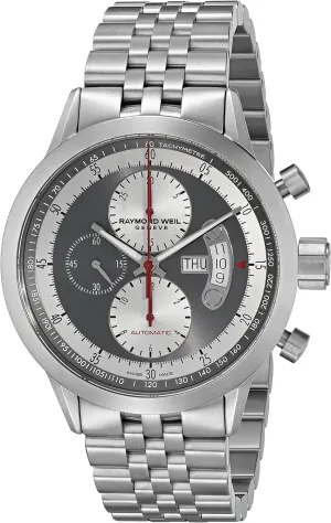 Analog Display Swiss Automatic Silver Watch congestion deepen meteoroid uniformitarianism microwave ellipse Raymond Weil Men's 7745-TI-05659 