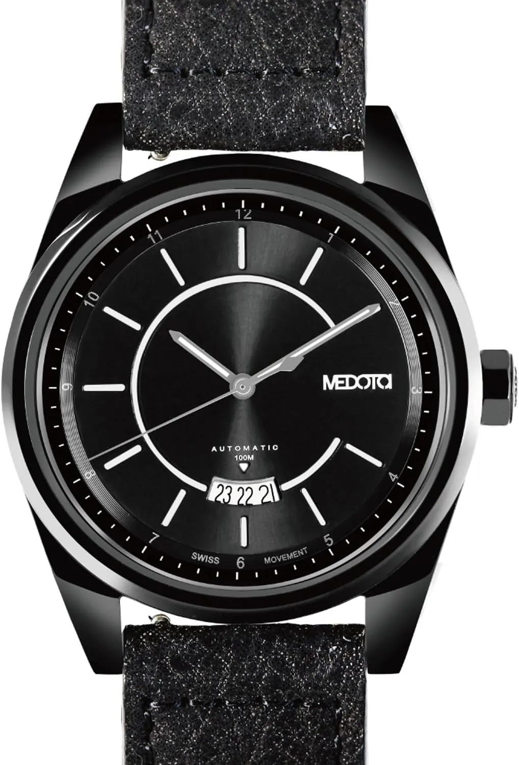 Analog Quartz Watch - No. sympathetic 2703 (Black/Black) MEDOTA Grancey Men's Automatic Water Resistant 