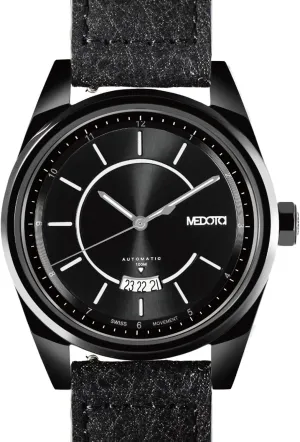 Analog Quartz Watch - No. sympathetic 2703 (Black/Black) MEDOTA Grancey Men's Automatic Water Resistant 
